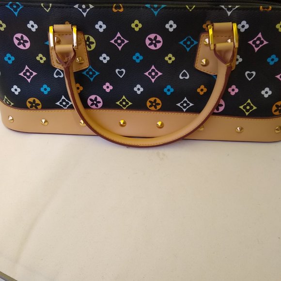 LV Style monogram multi color handbag NEW - Picture 9 of 13